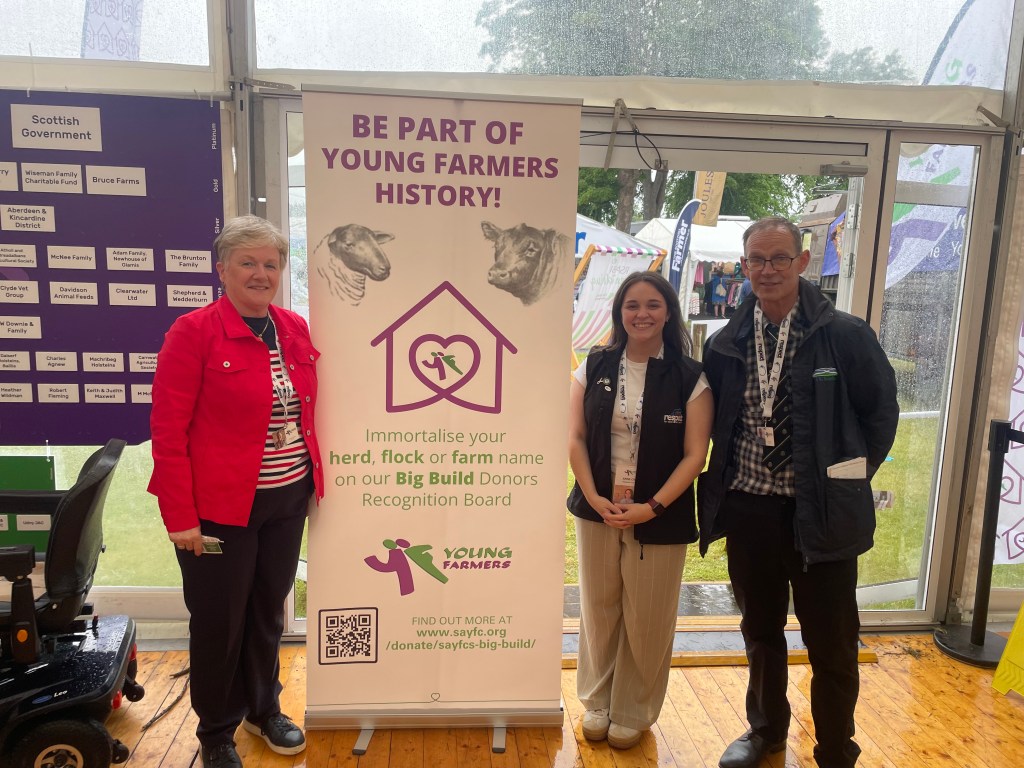 (LEFT TO RIGHT): SAYFC President, Sheena Munro, SAYFC National Vice Chair, Anne Craig, and SAYFC National Vice Chair, John Smith.