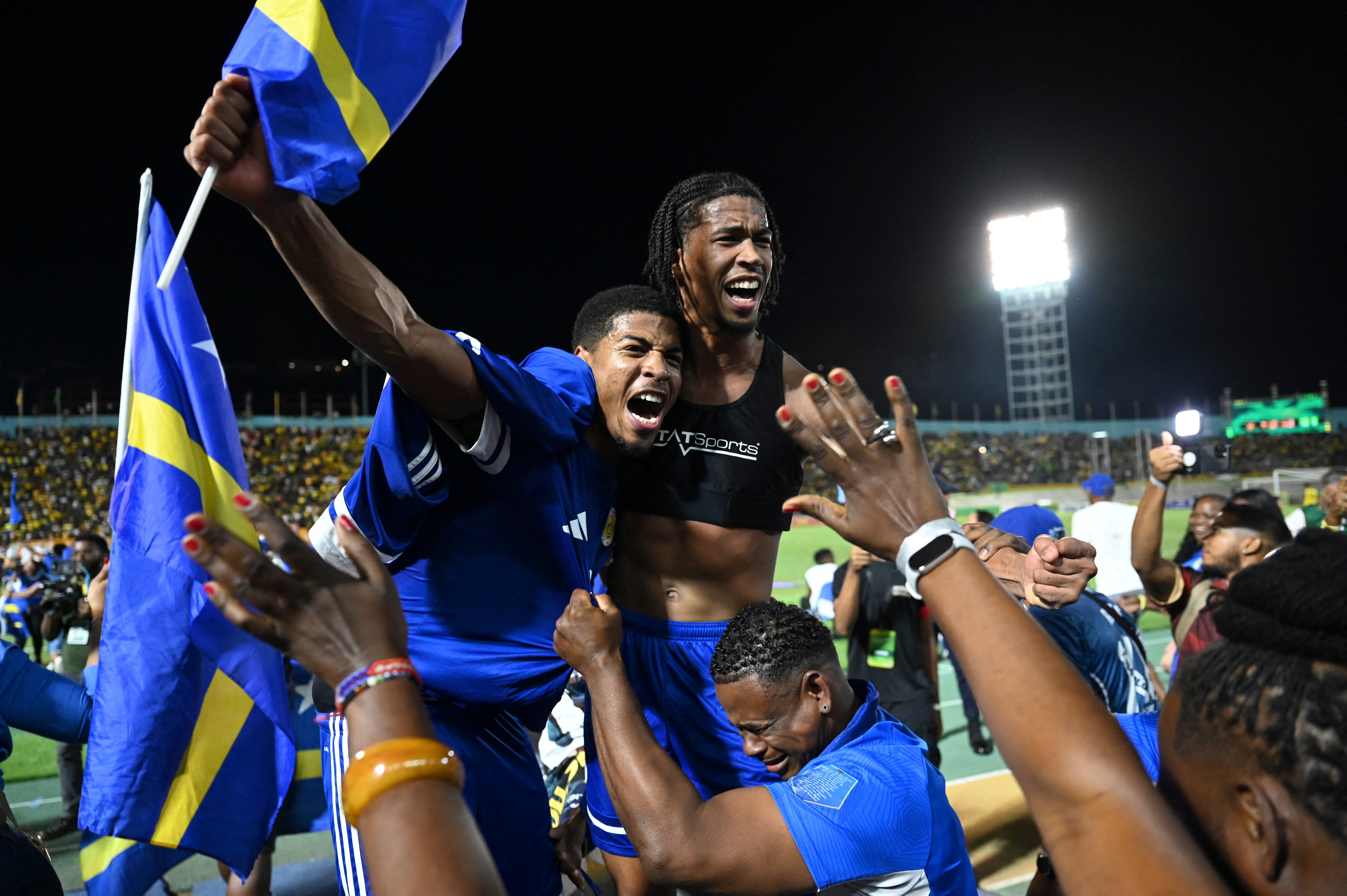 Curacao celebrate qualifying for the World Cup