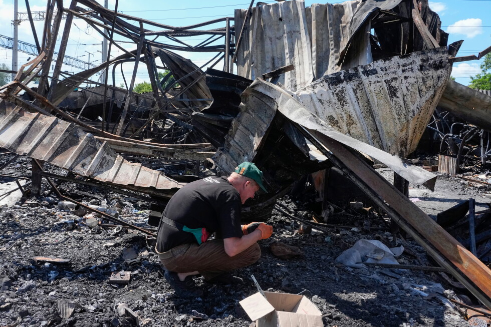 Ukraine says it hit a natural gas plant and satellite centers in Russia