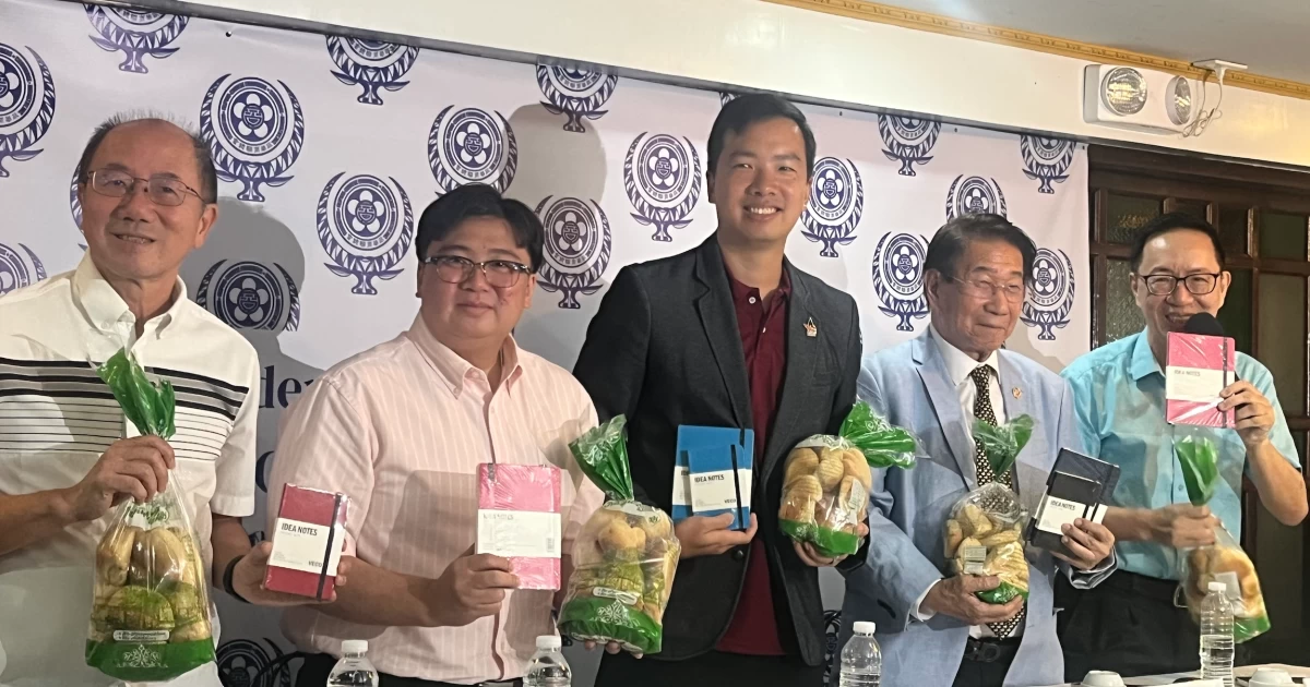 (L-R) Eduardo Cobankiat, Gino Chen, William Lim Jr., FFCCCII President Victor Lim, and Wilson Lee Flores during the media conference for the film ''Dear You'' (Carissa Alcantara)