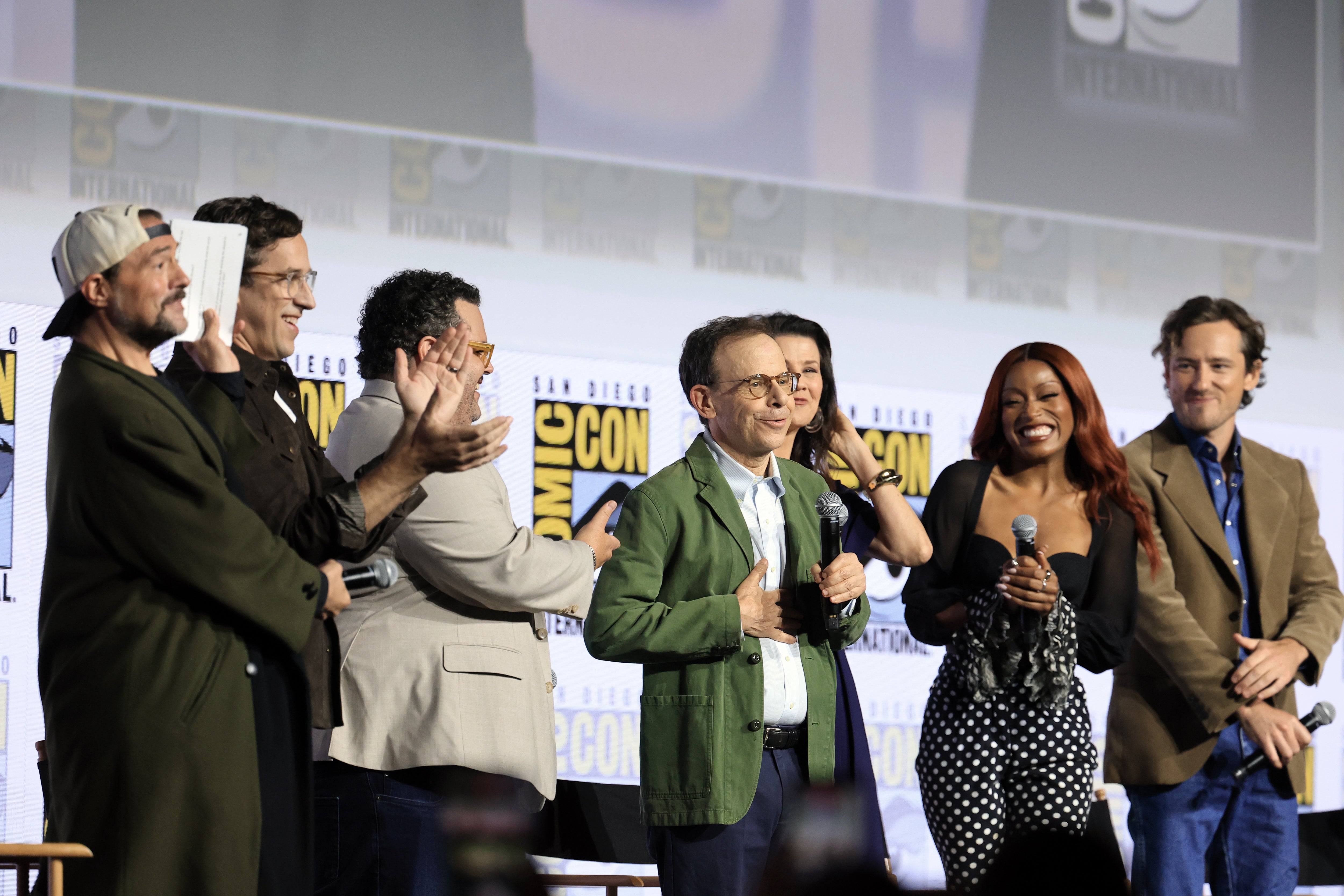 Rick Moranis is met with applause on stage at Comic-Con in 2026