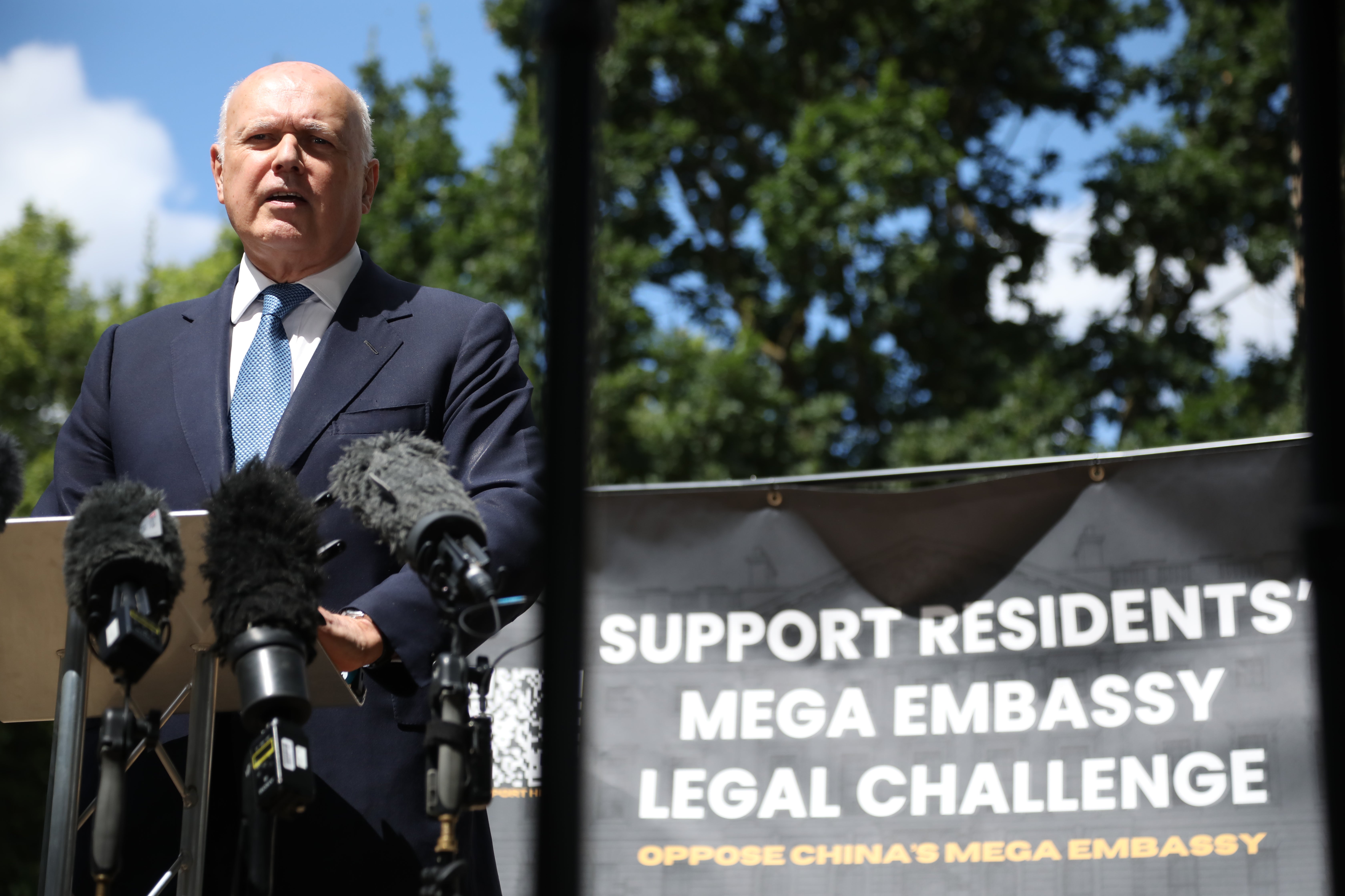 Sir Iain Duncan Smith said he intends to speak to the new Prime Minister about the UK’s policy on China.