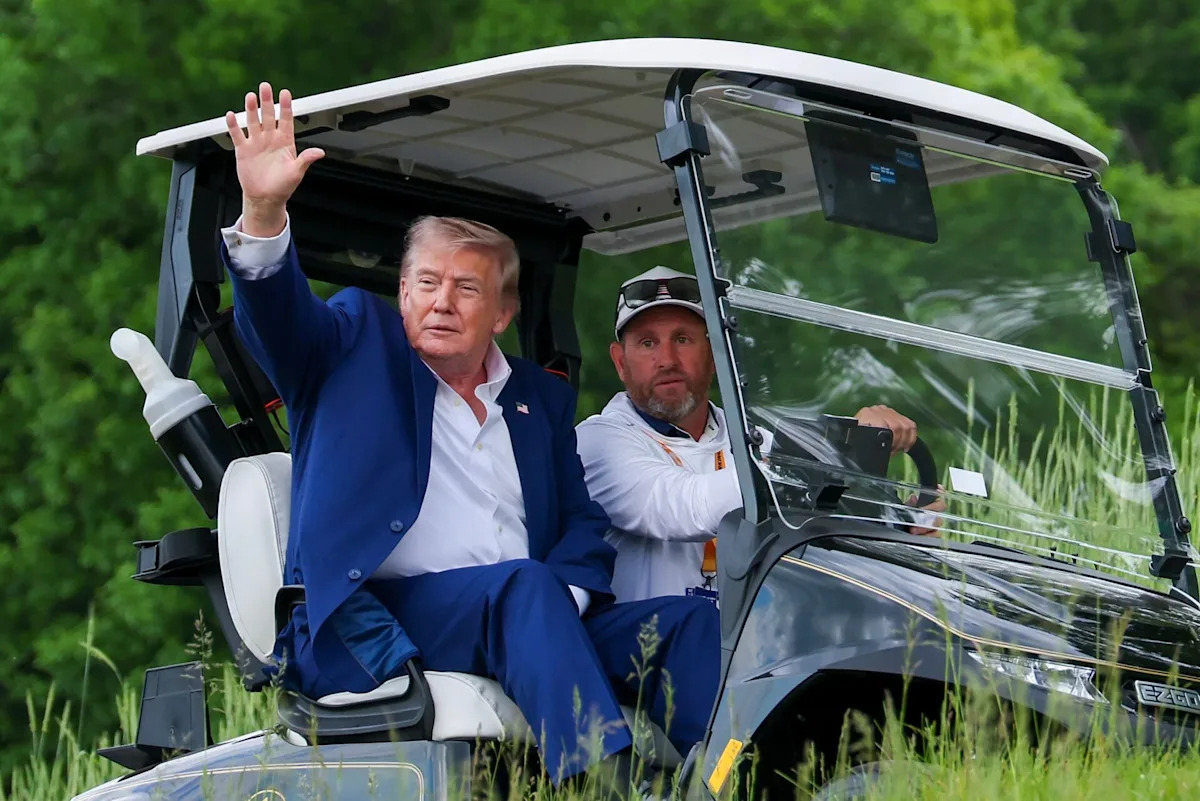 Donald Trump’s $395m golf windfall revealed after PGA Tour and LIV intervention