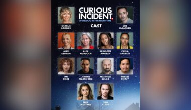 Curious Incident Cast Image supplied without credit by publicist