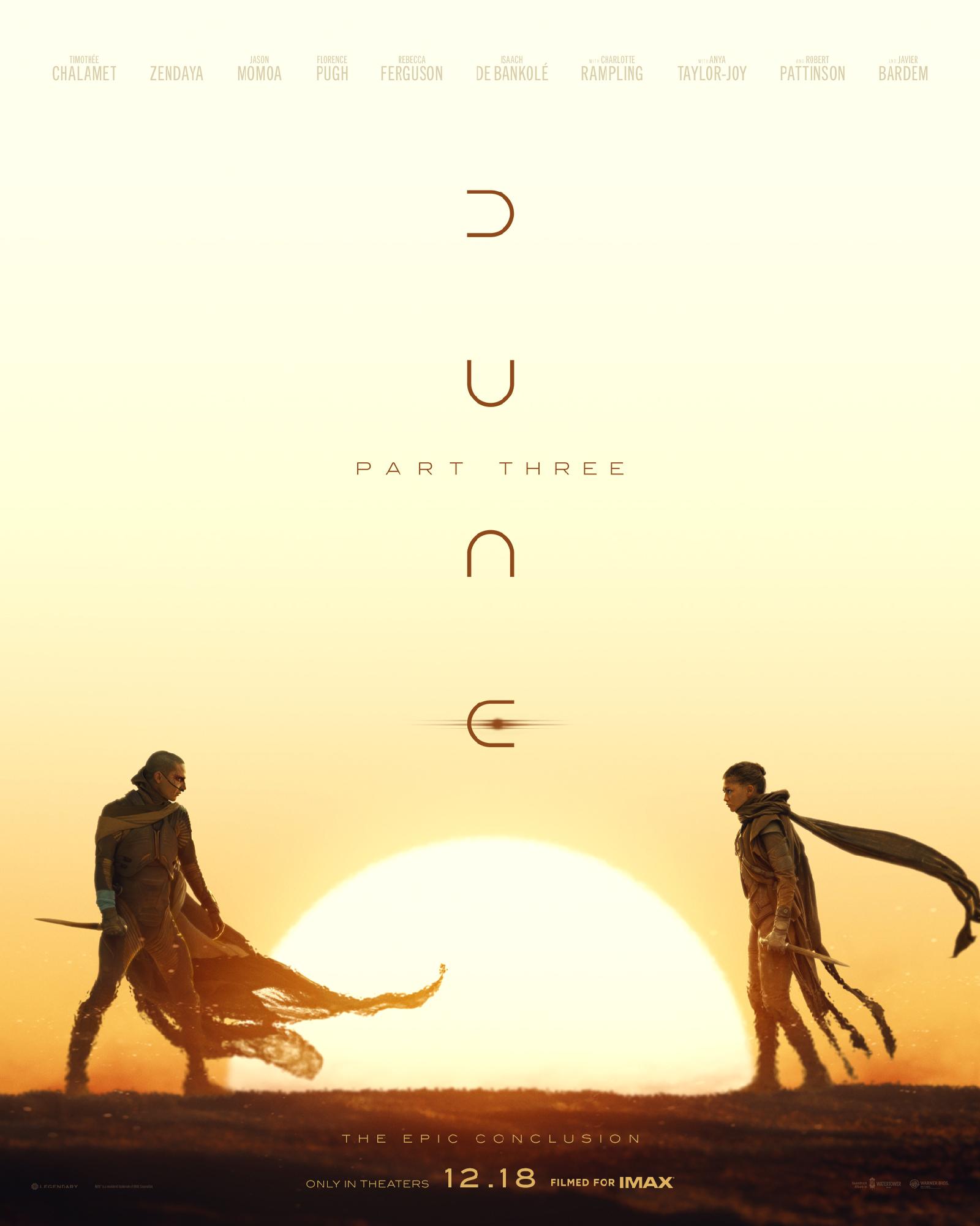 Dune Part Three Poster