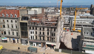 Bus disruption in Edinburgh to continue indefinitely after Princes Street fire