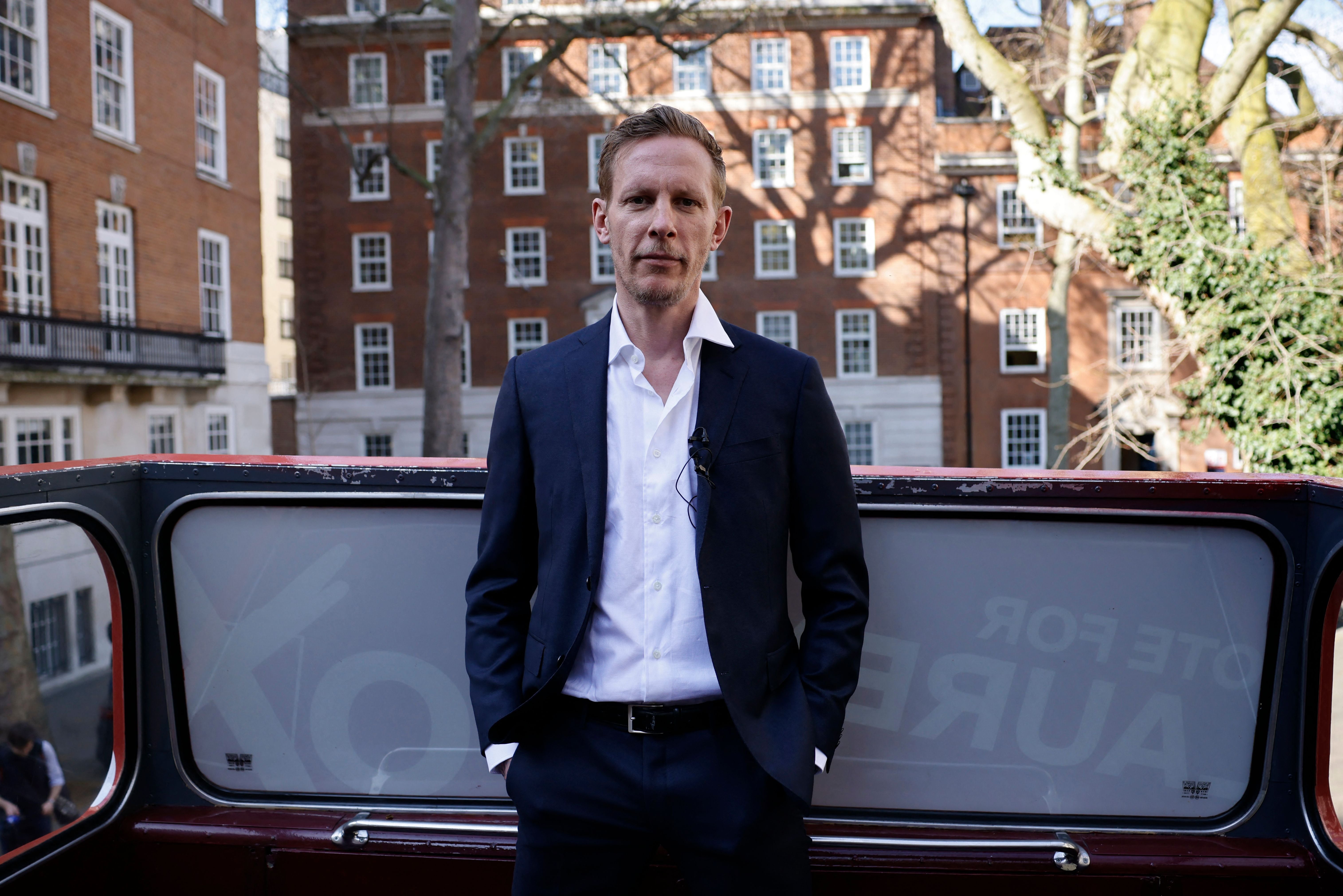 Laurence Fox, the former actor who now leads the Reclaim Party, is standing in the by-election. He stood in the 2021 London mayoral election, finishing with 47,635 votes (1.9%) and losing his £10,000 election deposit