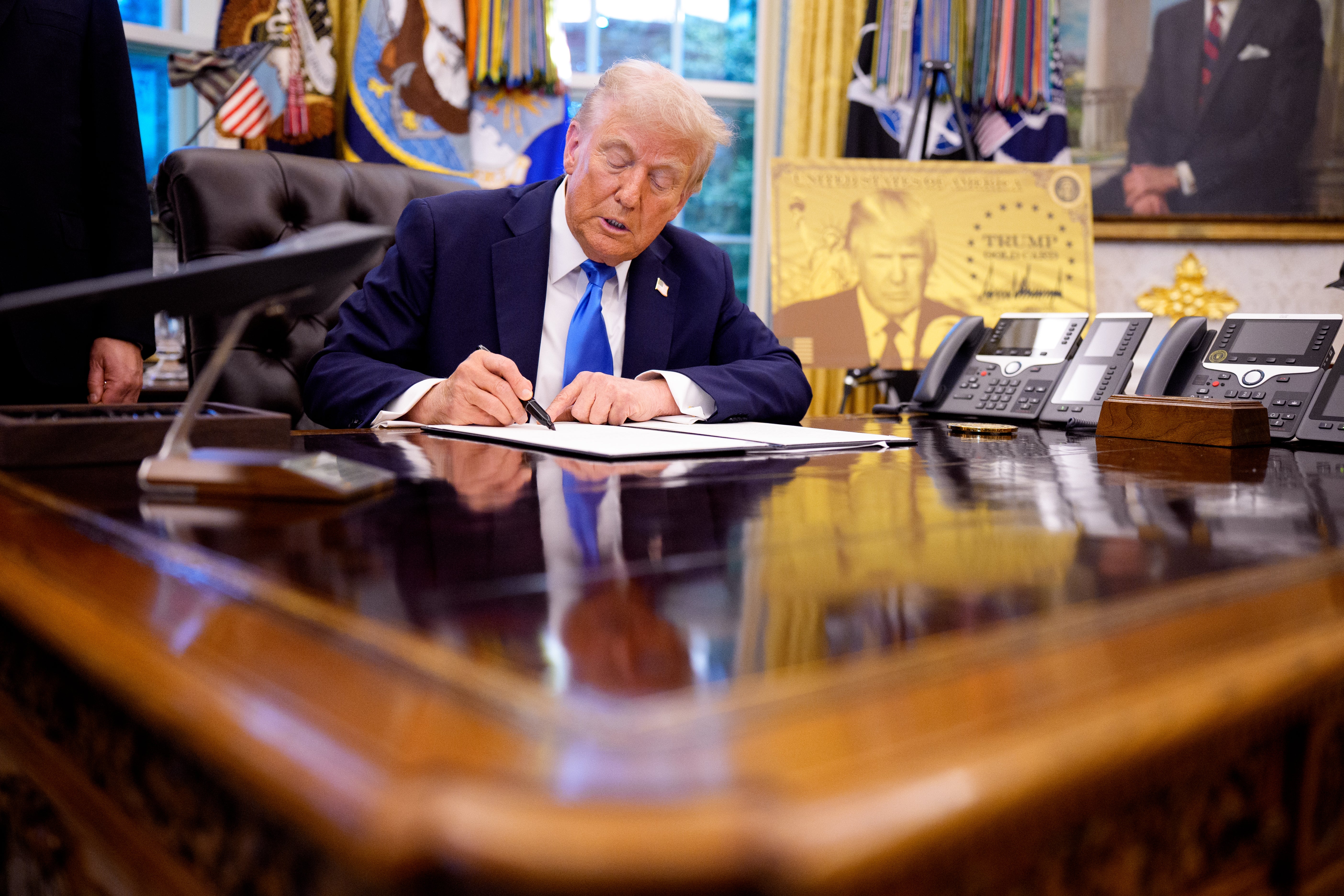 It came as Trump has yet to find an exit strategy for the war he started