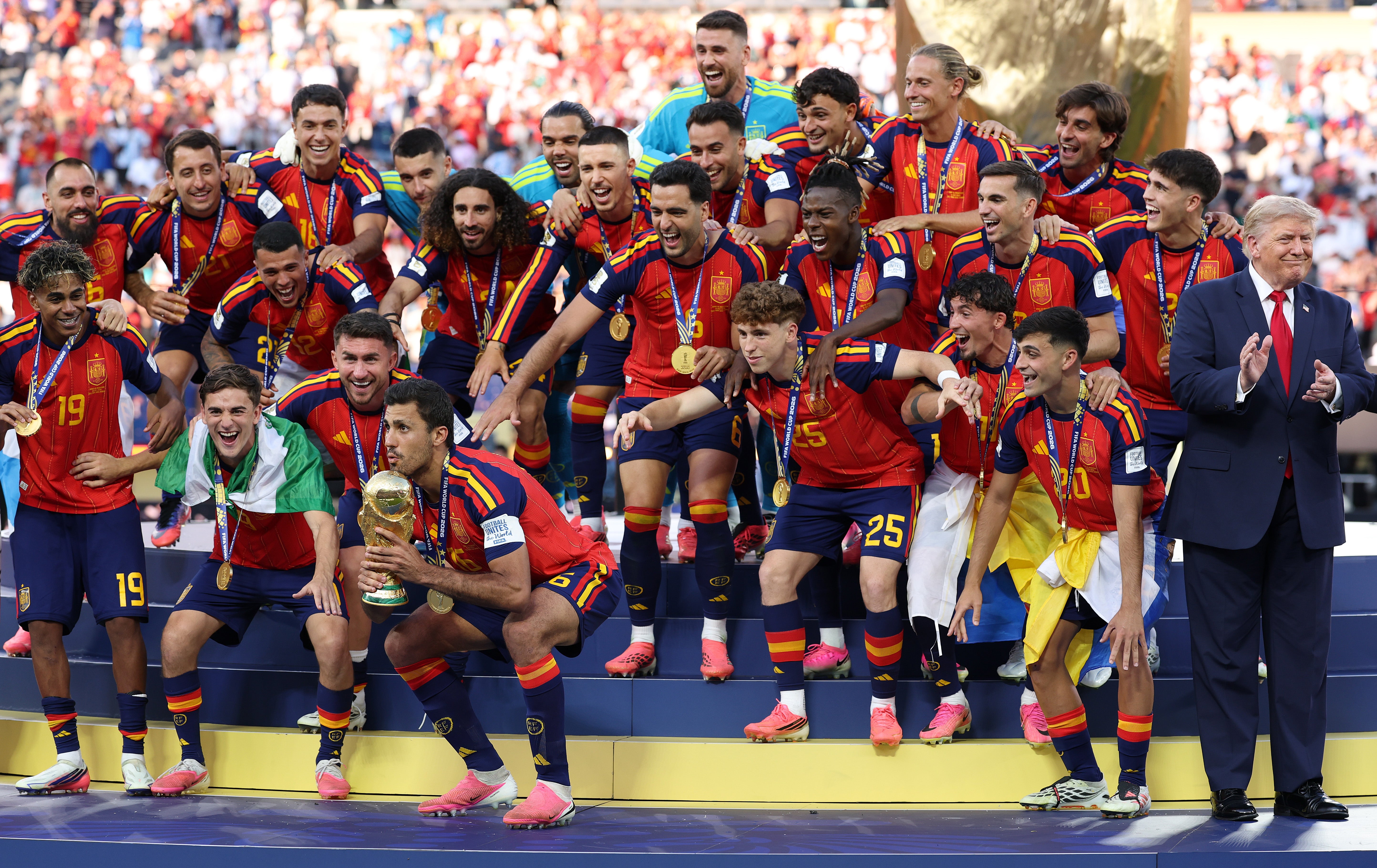 Rodri led Spain to World Cup glroy