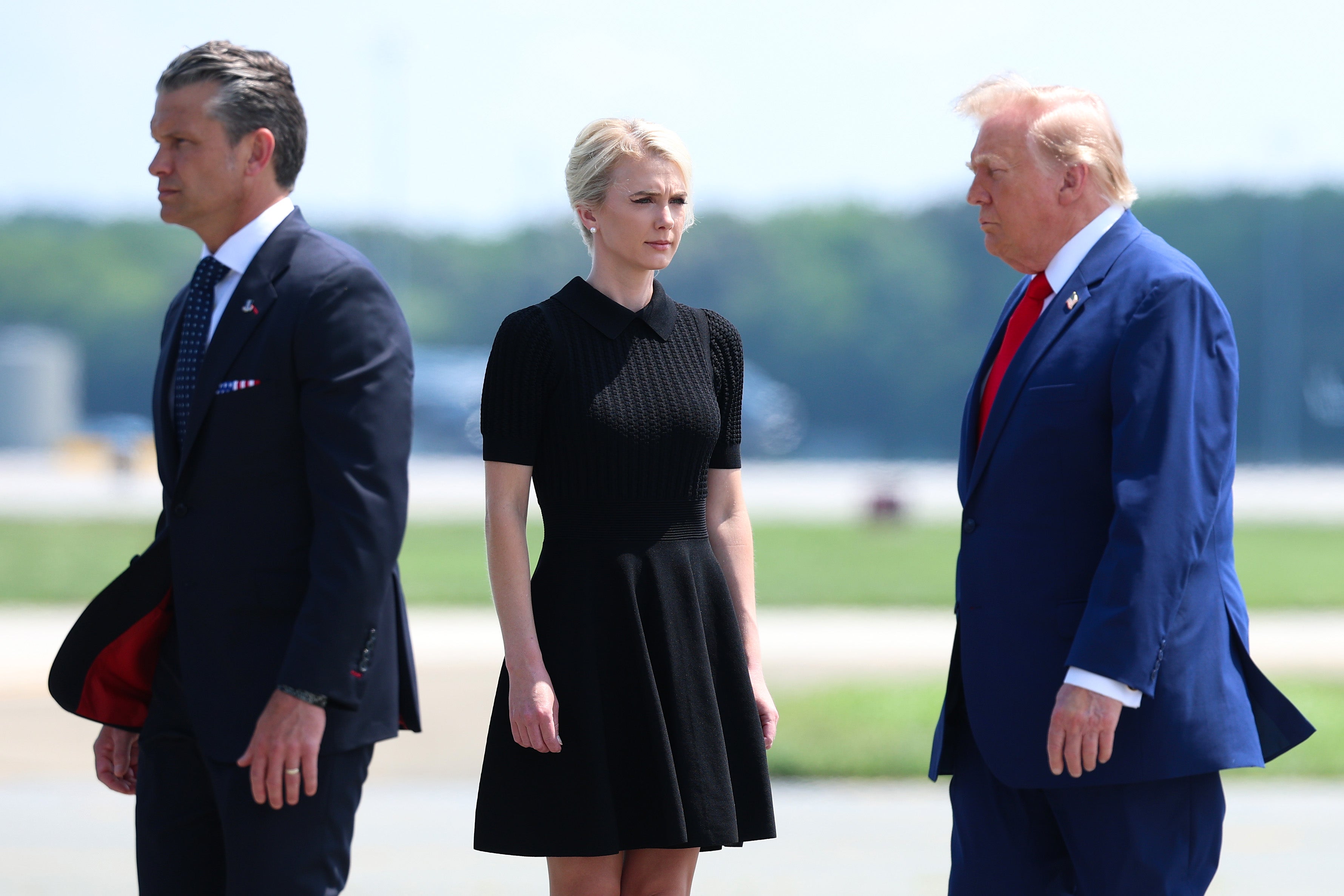 Harp is rarely far from Trump’s side and has become the subject of mockery from Democrats