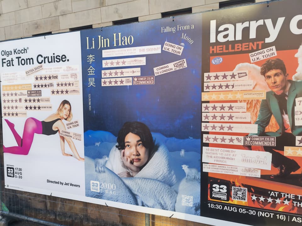 Li Jin Hao poster at Edinburgh Fringe