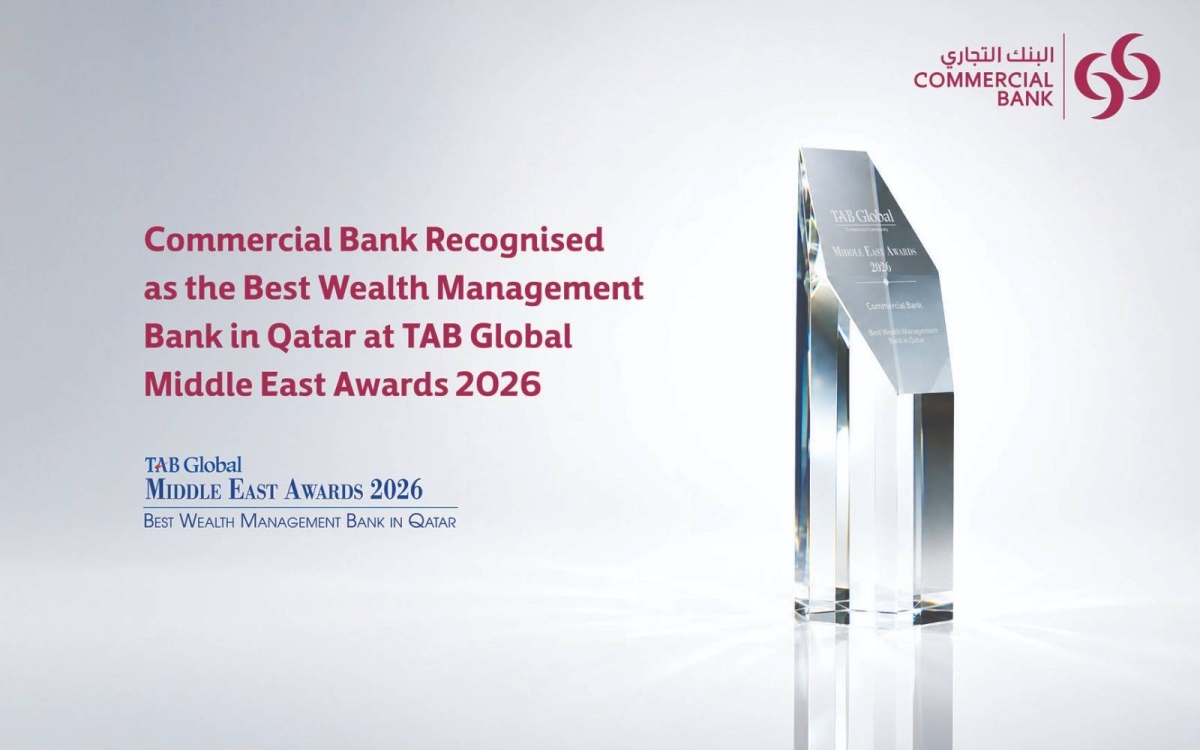 Commercial Bank wins ‘Best Wealth Management Bank in Qatar’ award