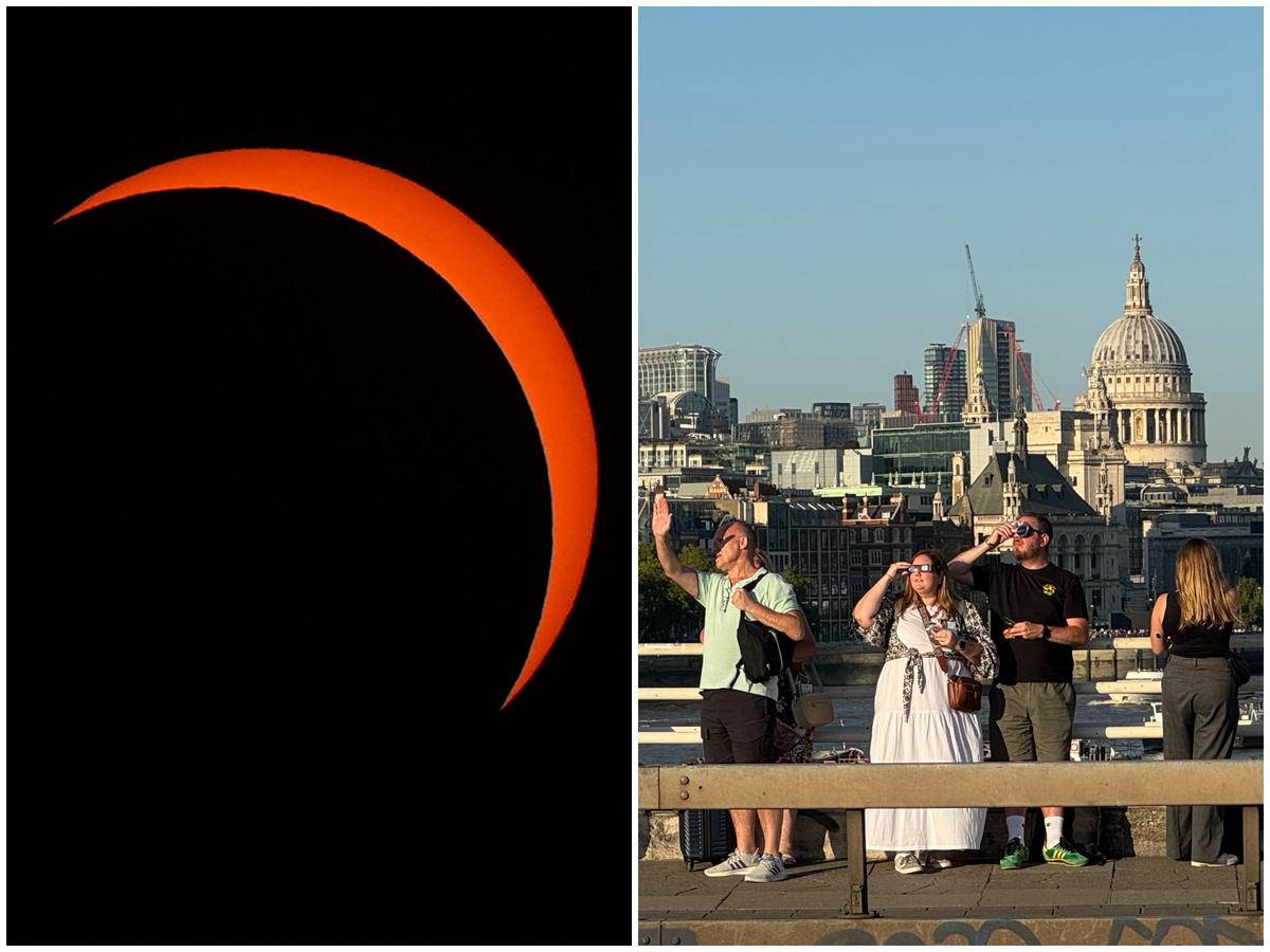 Solar eclipse 2026 LIVE: London cast into darkness as Moon covers 90% of Sun in epic spectacle