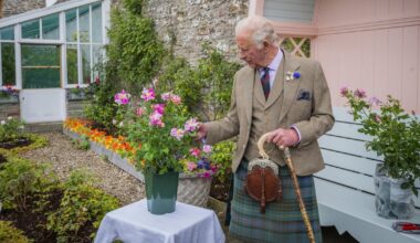 King plants royal rose as he begins summer break in Scotland – The Irish News