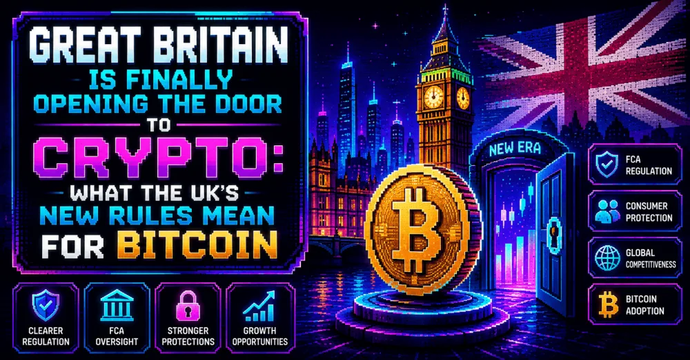 Great Britain Is Finally Opening the Door to Crypto: What the UK’s New Rules Mean for Bitcoin