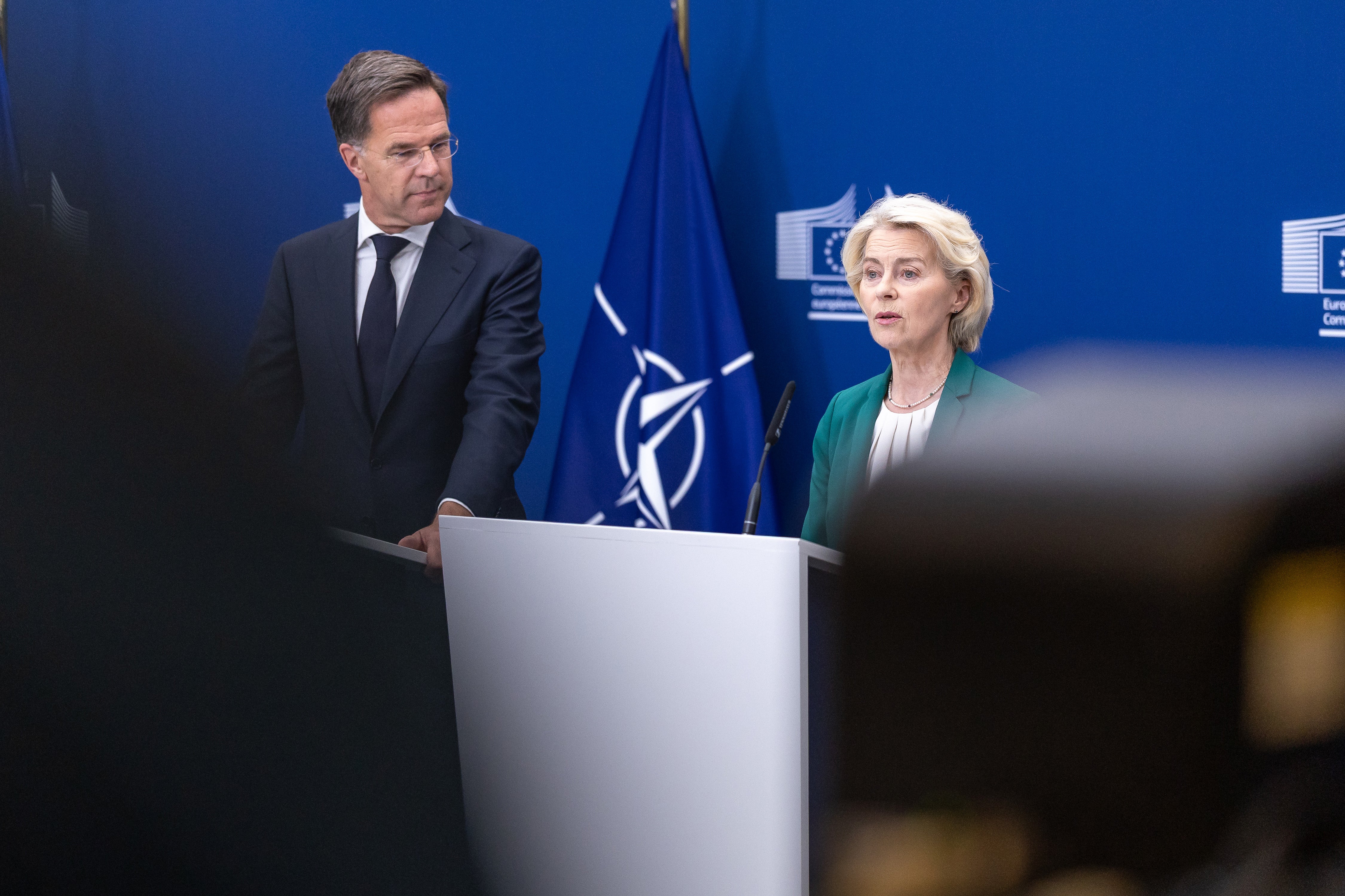 Ursula von der Leyen and Mark Rutte said that Russia has seriously escalated their attempts to attack European countries