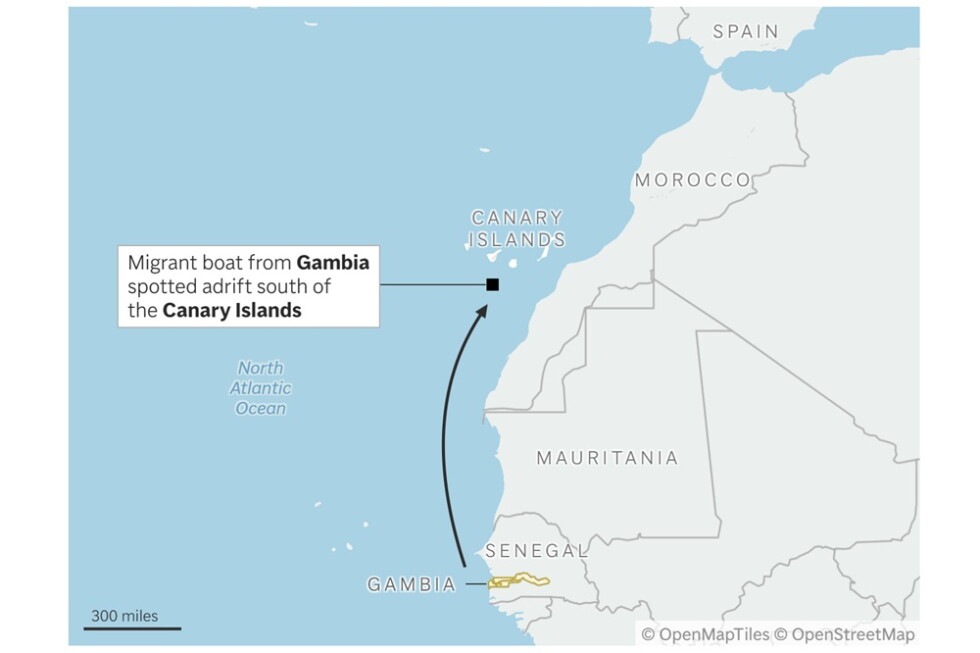 At least 5 migrants die and dozens are missing on voyage to Canary Islands