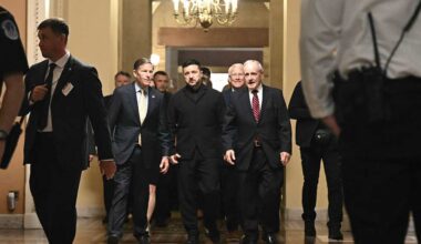 Senate advances Russia sanctions bill as Zelenskyy watches