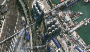 Ukraine’s drones hit a major Russian refinery 800 miles from the border, sparking a fire | National News