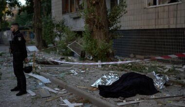 A Russian missile and drone barrage kills at least 14 in Ukraine's Kyiv region | National News