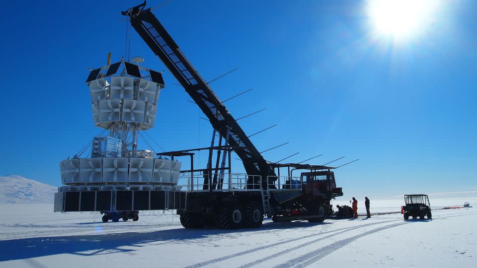 ANITA's instruments were designed to detect radio waves from cosmic rays hitting the atmosphere. - Stephanie Wissel/Penn State