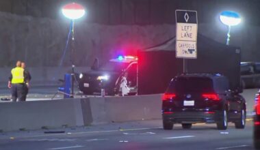 Deadly crash shuts down 405 in Brentwood – NBC Los Angeles