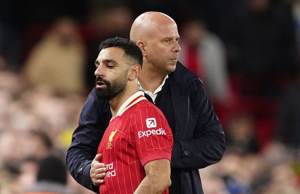 Arne Slot and Mohamed Salah