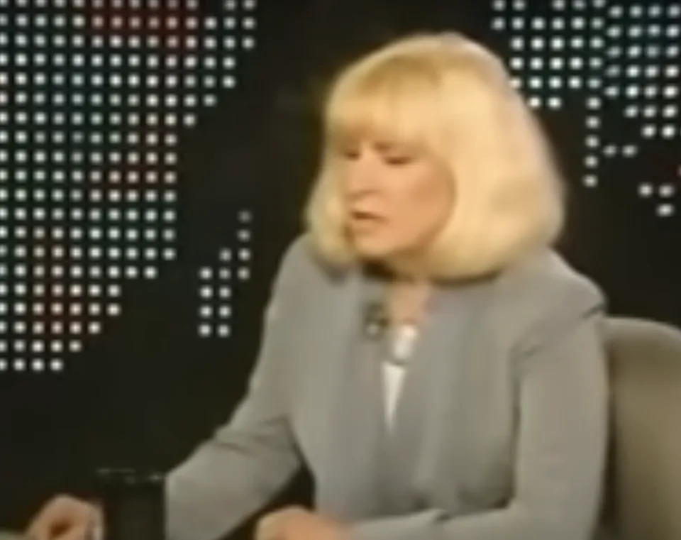 Closeup of Christina Crawford