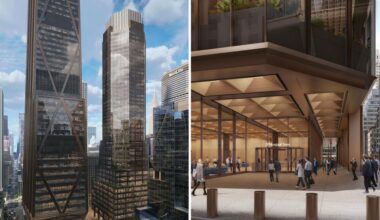 JPMorgan plans to spruce up drab tower next to new Midtown HQ — and here's a first look