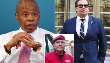 Disgraced ex-Rep. George Santos backs Eric Adams for NYC mayor