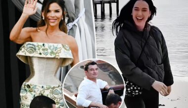 Lauren Sánchez sends Katy Perry love as Orlando Bloom attends Jeff Bezos' wedding solo