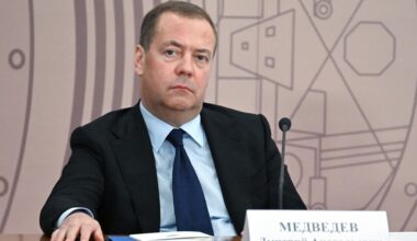 President slams Russia's Medvedev over nuclear claim