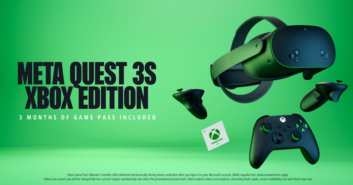 Xbox and Meta unveil new VR Meta Quest 3S Xbox Edition headset