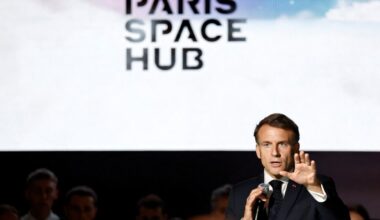Macron says Europe must become 'space power' again
