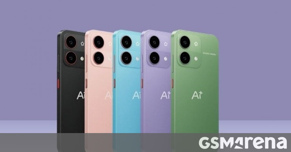 AI+ smartphones' designs and colors officially revealed, launch postponed to July