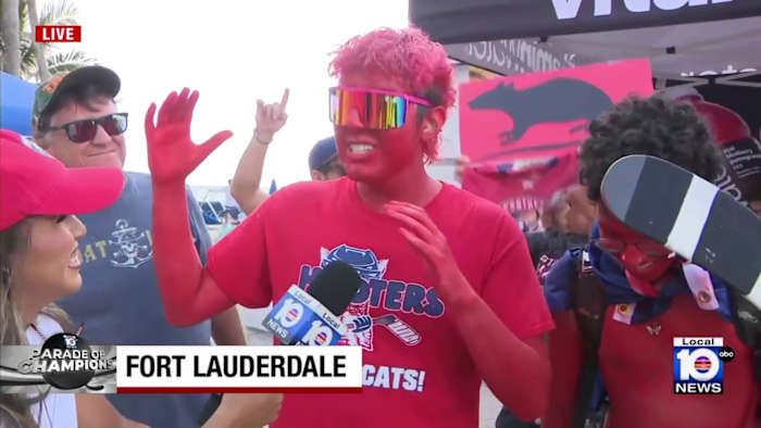 Florida Panthers hold Stanley Cup Championship parade in Fort Lauderdale