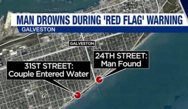 Houston man dies after being pulled from water in Galveston