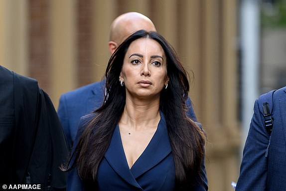 Antoinette Lattouf arrives at theÂ Federal Court Of Australia, Sydney,Â Friday, February 28, 2025.Â Journalist Antoinette Lattouf has sued the ABC after she was fired for sharing a tweet alleging Israel was using starvation as a weapon of war in Gaza (AAP Image/Steven Markham) NO ARCHIVING