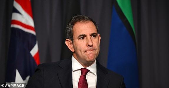 Australian Treasurer Jim Chalmers speaks to the media during a press conference at Parliament House in Canberra, Wednesday, June 4, 2025. (AAP Image/Lukas Coch) NO ARCHIVING 14782063 14787557