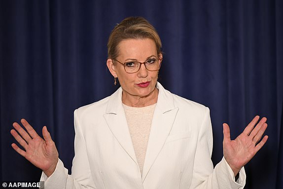 Leader of the Opposition Sussan Ley speaks to media during a press conference at Parliament House in Canberra, Tuesday, May 20, 2025. (AAP Image/Lukas Coch) NO ARCHIVING 14763381