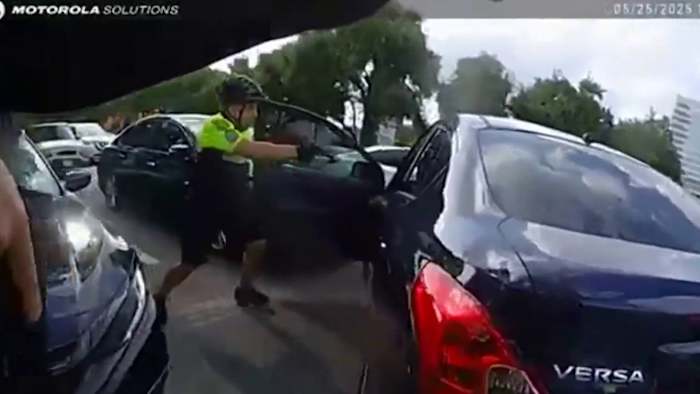 New angles show Houston police shooting man trying to run over officers outside The Galleria