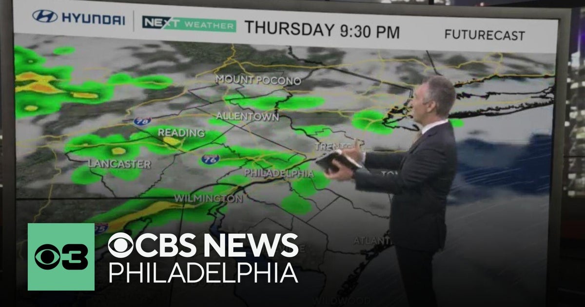 Scattered storms Thursday as Philadelphia region gets some relief from heat wave