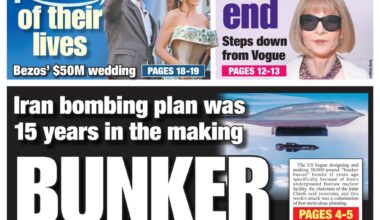 NY Post Cover for June 27, 2025