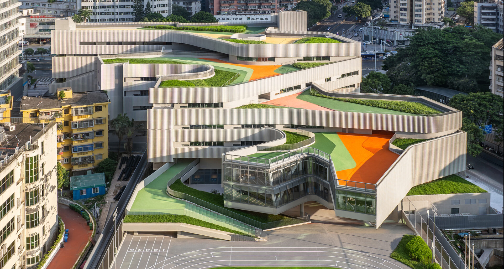 Cuizhu Foreign Language School / Studio Link-Arc