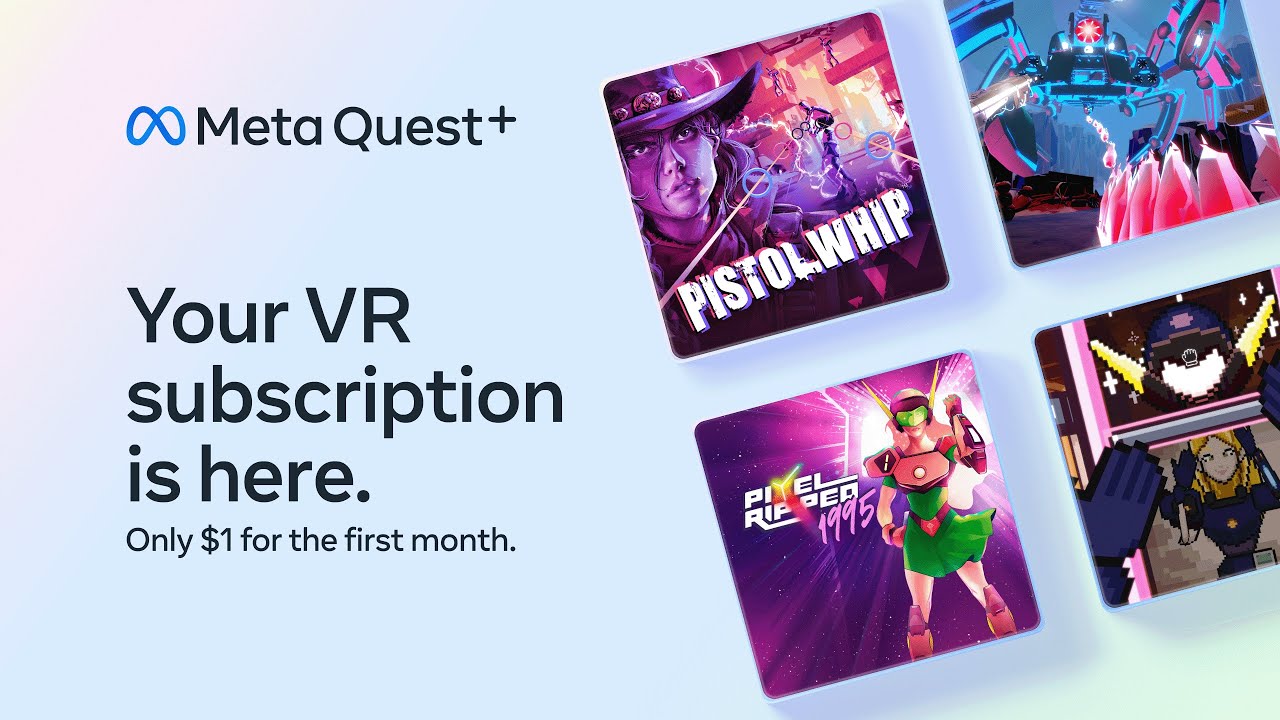 Introducing Meta Quest+ | VR Title Subscription - YouTube