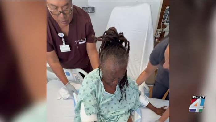 81-year-old woman in high spirits after dog attack leads to leg amputations