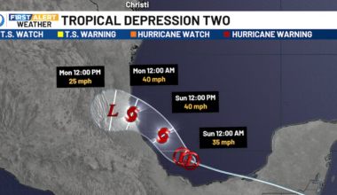 New tropical depression forms in the Gulf