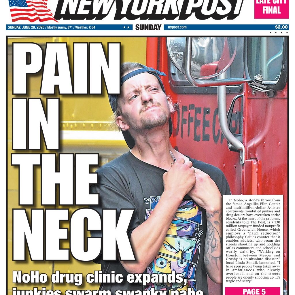 NY Post Cover for June 29, 2025