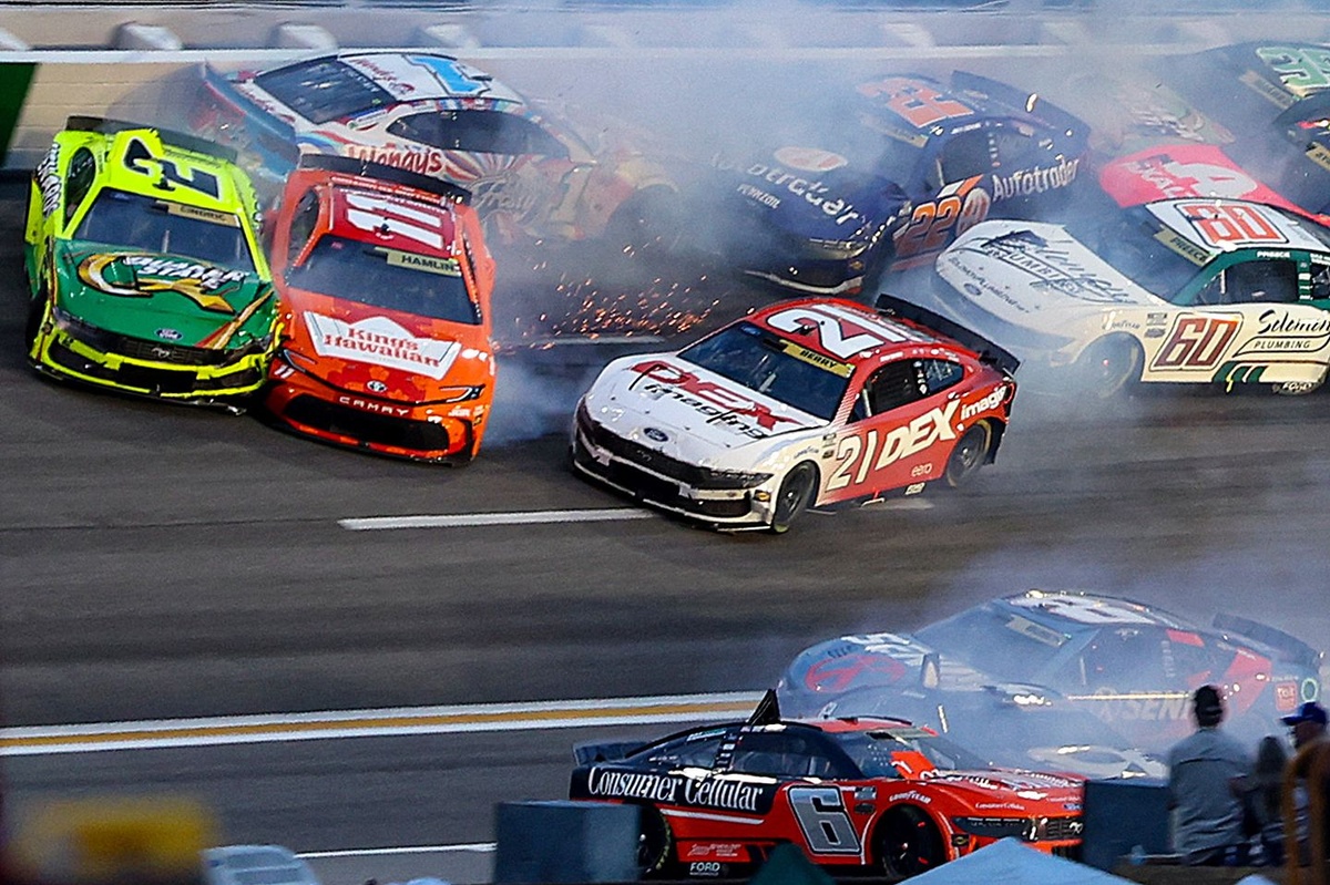 “It just sucks” after being wiped out in huge NASCAR Cup Series crash