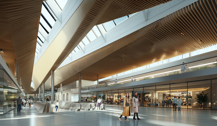 Zaha Hadid Architects Wins Competition for New Arrivals Terminal at Vilnius Airport, Lithuania - Image 5 of 8
